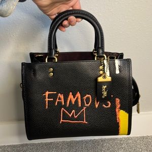 RARE Coach Rogue 25 Basquiat